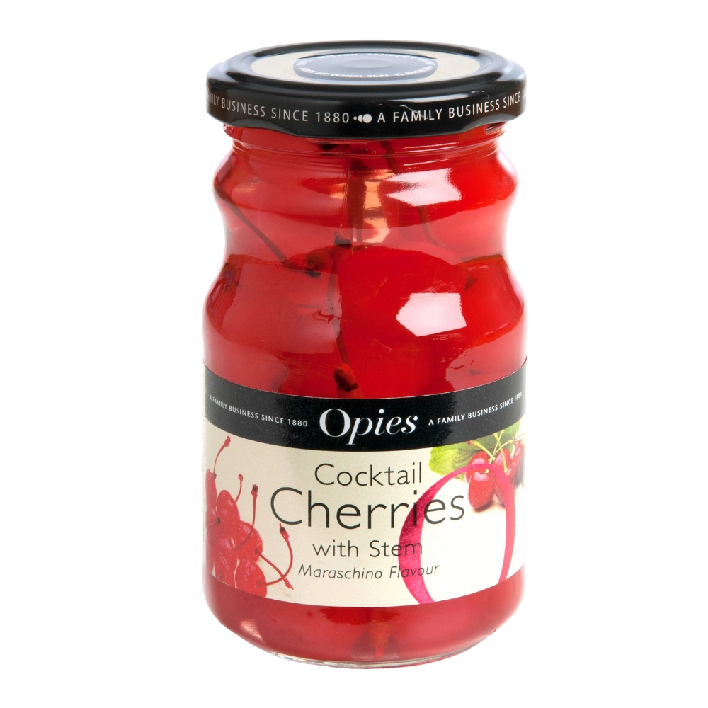 Opies - Cocktail Cherries - Red Maraschino with Stem (950g)