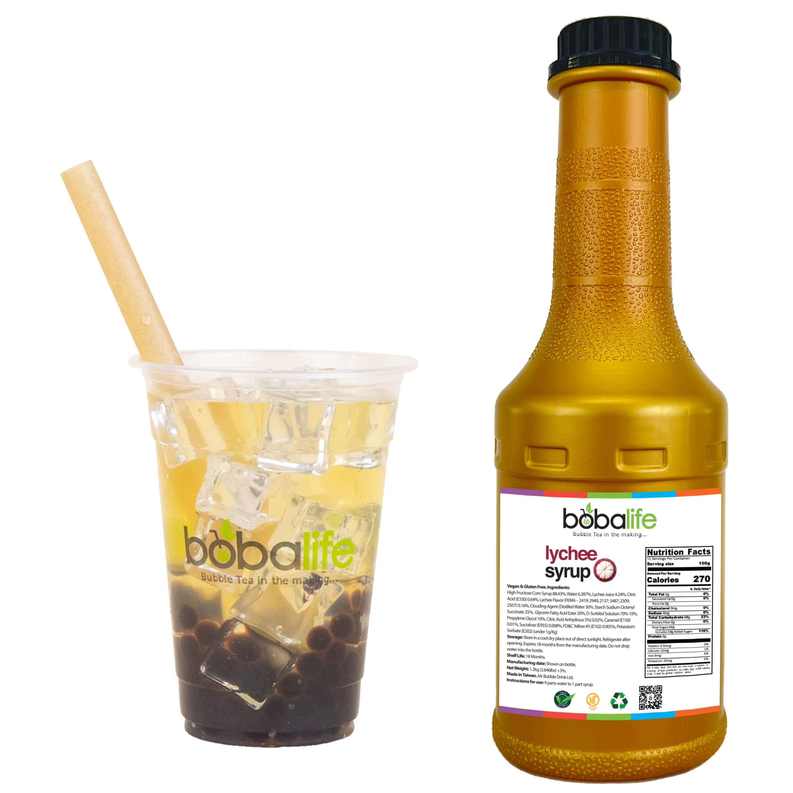 Bubble Tea - Lychee Syrup (1.2kg)