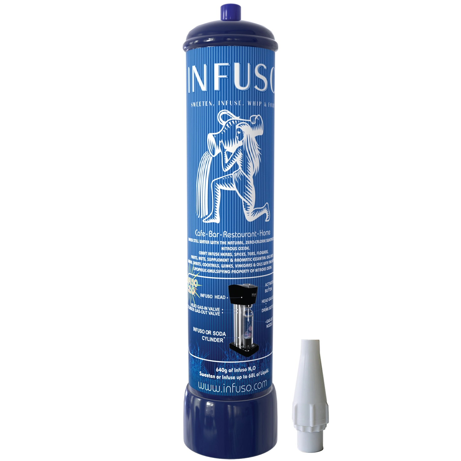 Cream Chargers by      Infuso Whip x 1 (640g N2O)